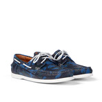 Hardy Marine Camo Boat Shoe // Blue (Men's Euro Size 42)