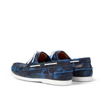 Hardy Marine Camo Boat Shoe // Blue (Men's Euro Size 42)