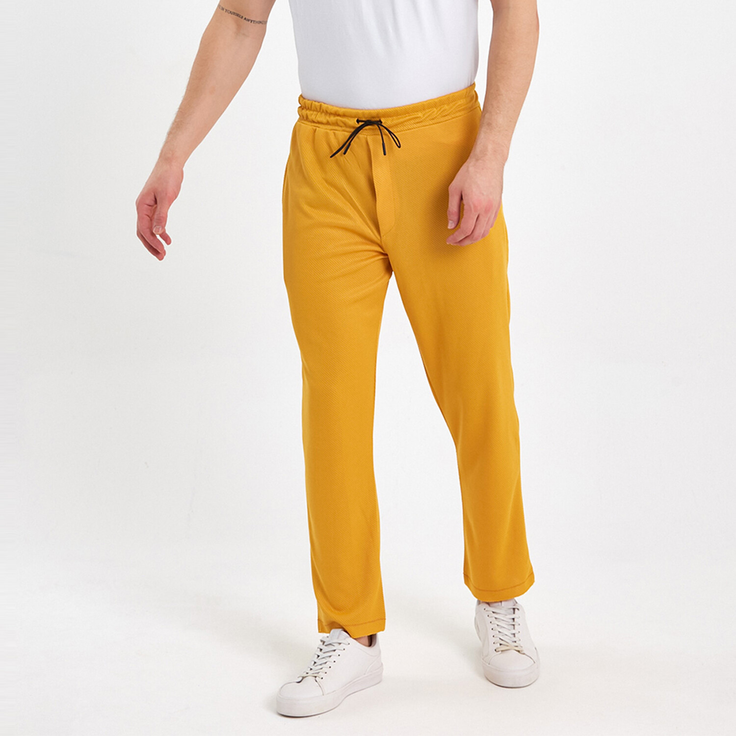 Drawstring Pants // Mustard (XL) - Plus Ninety Apparel - Touch of Modern