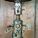 Brass Robot Table Lamp