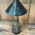 Brass Robot Table Lamp