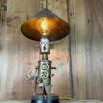 Brass Robot Table Lamp