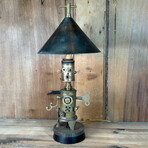 Brass Robot Table Lamp