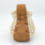 Chilote Salmon Slippers // Ivory + Brown (M)