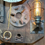 Newport Wall Clock and Lamp
