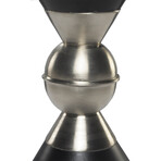 Metal Side Table // Black + Silver