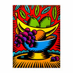 Burton Morris // Fruit In Blue Bowl