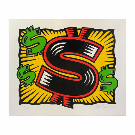 Burton Morris // $ // 1997