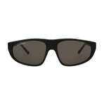 Balenciaga // Men's Aviator Sunglasses // Shiny Black