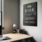 Rise And Grind (12"W x 18"H x 1.5"D)