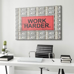 Work Harder (18"W x 12"H x 1.5"D)