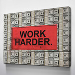 Work Harder (18"W x 12"H x 1.5"D)