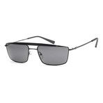 Armani Exchange // Men's Fashion AX2038S-600087 Sunglasses // Matte Black + Dark Gray