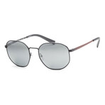 Armani Exchange // Men's Fashion AX2036S-6000Z3 Sunglasses // Matte Black + Dark Gray Mirror Silver Polar