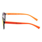 Armani Exchange // Men's Fashion AX4114SF-83366Q Sunglasses // Matte Black + Dark Violet Mirror Red