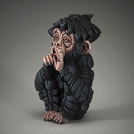 Speak No Evil Baby Chimpanzee Figure