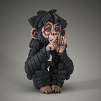 Speak No Evil Baby Chimpanzee Figure
