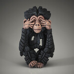 See No Evil Baby Chimpanzee Figure