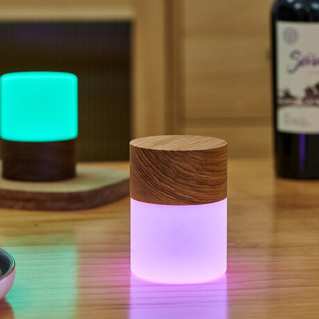 Large Lemelia Light // Natural Walnut Wood