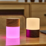 Large Lemelia Light // Natural Walnut Wood