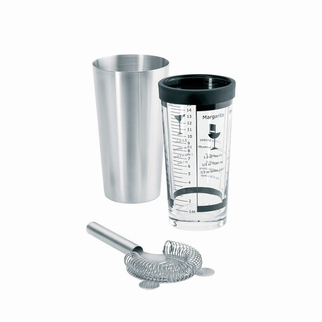 LOUNGE Boston Shaker Set // Stainless Steel