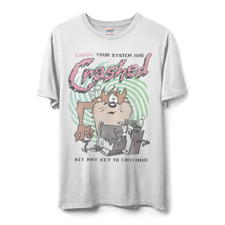 Men's Looney Tunes System Crashed Tee (XS)