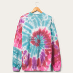 Men's Mickey Mouse Tie Dye Fleece (L)