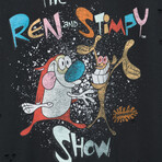 Ren & Stimpy Flea Market Tee // Black (2XL)