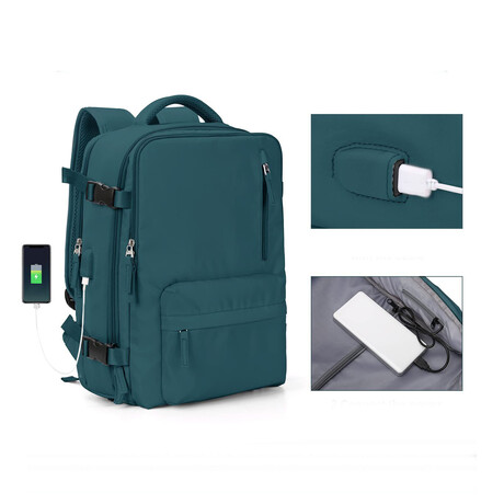 Gregor Motorcycle Backpack // Teal