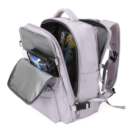 Harlan Motorcycle Backpack // Purple