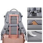 Dawson Motorcycle Backpack // Gray