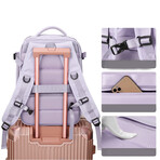 Harlan Motorcycle Backpack // Purple