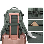 Zale Motorcycle Backpack // Army Green