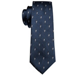 Orca Handmade Silk Tie // Deep Navy