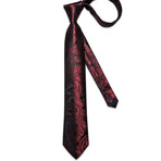 Ballad Handmade Silk Tie // Red + Black