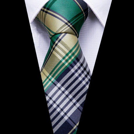 Scott Handmade Silk Tie // Multi Plaid