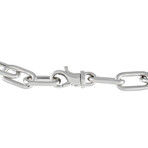 LB Exclusive // Ladies 18K White Gold Diamond Link Bracelet // 7.5" // New