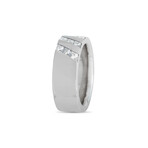 Harry Winston // Men's 18K White Gold Diamond Band Ring // Ring Size: 8 // Estate