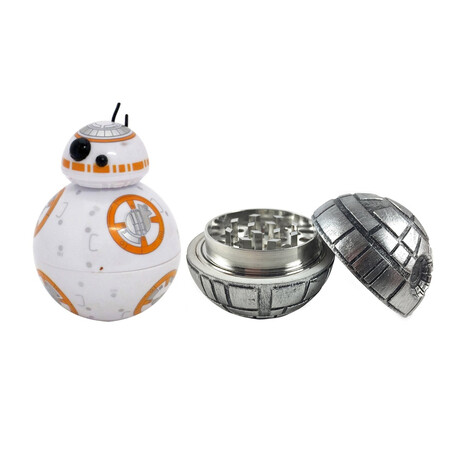 Star Wars Herb Grinder // Death Star + BB-8 Figure