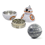 Star Wars Herb Grinder // Death Star + BB-8 Figure