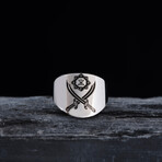 Double Sword Three Arrow Design Ring (9)