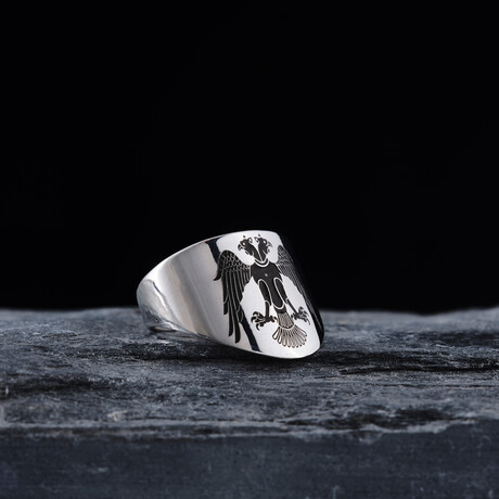 Double Headed Eagle Design Ring (9)