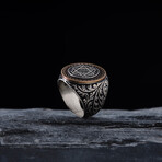 Seal of Solomon Design Oval Ring (9)