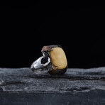 Yellow Agate Design Ring (9)