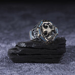 Earth Design Double Headed Eagle Silver Ring (9)