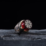 Fez Hat Design Silver Ring (9)