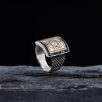 Square Seal of Solomon Design Ring (9)