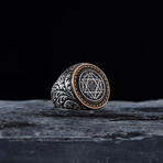 Seal of Solomon Design Oval Ring (9)
