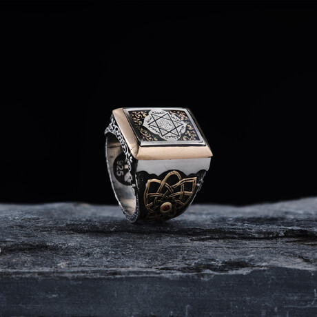 Seal of Solomon Square Desing Ring (9)