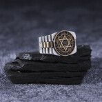 Watch Design Silver Seal of Soloman Ring (9)